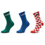 Vans Set de 3 perechi de șosete lungi pentru copii Vans Classic Crew VN000XNQBKS1 Botan