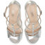 Loriblu Sandale Loriblu 0E AA1289 AC Nappa Argento/Camoscio Perla