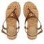 Lauren Ralph Lauren Szandál Lauren Ralph Lauren Jeannie 802898612004 Deep Saddle Tan