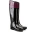Hunter Bottes de pluie Hunter Sandhurst Caryle W25251 Black/Dark Ruby