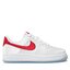 Nike Boty Nike Air Force 1 '07 Ess Snkr DX6541 100 White/Arsity Red