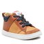Pom d'Api Sneakers Pom d'Api Mousse Zip Trek N1SICT0401 Camel/Marine