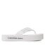 Calvin Klein Jeans Джапанки Calvin Klein Jeans Flatform Flipflop YW0YW00993 White YBR