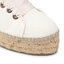 Manebi Espadrile Manebi Sneakers D O 7.0 E0 White Organic Hemp