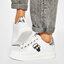 KARL LAGERFELD Sportcipő KARL LAGERFELD KL62530 White Lthr W/Silver
