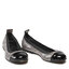 Zarro Μπαλαρίνες Zarro 42-110 Czarno/Srebrny