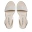 Calvin Klein Jeans Еспадрили Calvin Klein Jeans Wedge Sandal Su Con YW0YW01026 Ancient White YBH