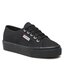 Superga Sneakers aus Stoff Superga 2730 Mid Platform S2127IW Full Black 996