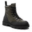 Les Deux Kozačky Les Deux Tanner Mid-Top Leather Sneaker LDM820022 Olive Night/Black