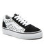 Vans Sneakers aus Stoff Vans Old Skool VN0A7Q5F6BT1 Dalmatian Black/True Whit