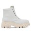 Calvin Klein Jeans Боти Calvin Klein Jeans Chunky Boot Vintange Tongue YW0YW00947 White YBR