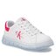 Calvin Klein Jeans Сникърси Calvin Klein Jeans Low Cut Lace-Up V3A9-80474-1434 White/Fuchsoa X030