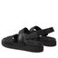 Calvin Klein Sandalen Calvin Klein Back Strap Sandal Mono Jq HM0HM00970 Black Mono Jacquard 0GK