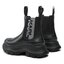 KARL LAGERFELD Polokozačky KARL LAGERFELD KL42944F Black Lthr/Mono
