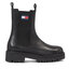 Tommy Jeans Bokacsizma Tommy Jeans Tjw Urban Chelsea EN0EN02298 Black BDS