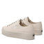 Calvin Klein Jeans Πάνινα παπούτσια Calvin Klein Jeans Vulcanized Flatform Laceup Co YW0YW00254 Eggshell ACF