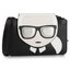 KARL LAGERFELD Táska KARL LAGERFELD 96KW3237 Black