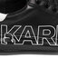 KARL LAGERFELD Sneakersy KARL LAGERFELD KL52523 Black Lthr/Mono