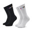 KARL LAGERFELD Set di 2 paia di calzini lunghi da donna KARL LAGERFELD Pride 225W6002 Black/White 998