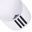 adidas Șapcă adidas Baseball 3-Stripes Twill Cap FQ5411 White/Black/Black
