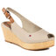 Tommy Hilfiger Espadrilky Tommy Hilfiger Iconic Elba Sling Back Wedge FW0FW04788 Stone AEP