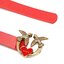 Pinko Dámsky opasok Pinko Love Belt H2 20222 1H2147 A089 Ruby Red R720