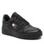 Tommy Jeans Sneakersy Tommy Jeans Retro Basket EM0EM00955 Triple Black 0GK