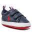 Polo Ralph Lauren Sneakersy Polo Ralph Lauren Heritage Court Ez RL100674 Navy/Red