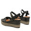 Tamaris Espadrile Tamaris 1-28001-20 Black Leather 003
