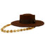Weekend Max Mara Klobouk Weekend Max Mara Girone 2355760232 Tobacco 004