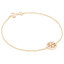 Tory Burch Βραχιόλι Tory Burch Miller Pave Chain Bracelet Tory 80997 Gold/Crystal 783