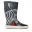Boatilus Gummistiefel Boatilus Nautic Rain Boot VAR.126 Zebra Grey