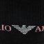 Emporio Armani 2 pár/csomag unisex bokazokni Emporio Armani 292312 3R229 00020 Nero