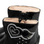 Geox Kozačky Geox B Kaytan G. C B1651C 08522 C9999 Black