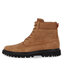 Calvin Klein Jeans Ghete Calvin Klein Jeans Eva Mid Laceup Boot Suede YM0YM00802 Monks Rob/Black/Orange Pop 0HD
