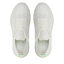 Calvin Klein Sneakers Calvin Klein Knit Runner Dynamic Lace Up HW0HW01446 White/Spirit Green 0IR