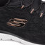 Skechers Boty Skechers Leopard Spot 149037/BKRG Black/Rose Gold