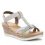 Rieker Sandalen Rieker 61995-40 Grau Kombi