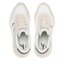 Calvin Klein Jeans Sneakers Calvin Klein Jeans Wedge Runner Mix Lth Wn YW0YW01099 Bright White/Creamy White/Silver