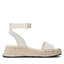 Calvin Klein Jeans Еспадрили Calvin Klein Jeans Sport Wedge Rope Su Con YW0YW00977 Ancient White YBR
