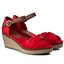 Tommy Hilfiger Espadrilles Tommy Hilfiger Elba 40D FW0FW00906 Fiery Red 617