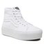 Vans Sneakersy Vans Sk8-Hi Tapered VN0A5JMKW001 Canvas True White