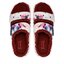 Crocs Ciabatte Crocs Classiccozzzy Tiedyesandal 208118 Garnet/Multi