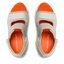 Calvin Klein Jeans Сандали Calvin Klein Jeans Wedge Sandal Webbing YW0YW01073 Eggshell/Shocking Orange ACF