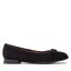 Caprice Baleríny Caprice 9-22105-41 Black Suede 004