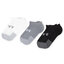 Under Armour Set di 3 paia di calzini corti unisex Under Armour Heatgear No Show Sock 1346755-035 Gray