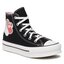 Converse Plátěnky Converse Ctas Eva Lift Hi A05166C Black/Sunrise Pink