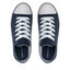 Tommy Hilfiger Кецове Tommy Hilfiger Low Cut Lace-Up Sneaker T3X4-32207-0890 S Blue 800
