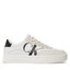 Calvin Klein Jeans Сникърси Calvin Klein Jeans Classic Cupsole Laceup Mix Lth YW0YW01057 Bright White/Creamy White/Black YBR