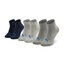Puma Sada 3 párů dětských nízkých ponožek Puma Kids Quarter 907375 31 Melange/Peacoat